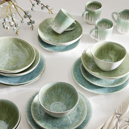 ceramic glazed plates