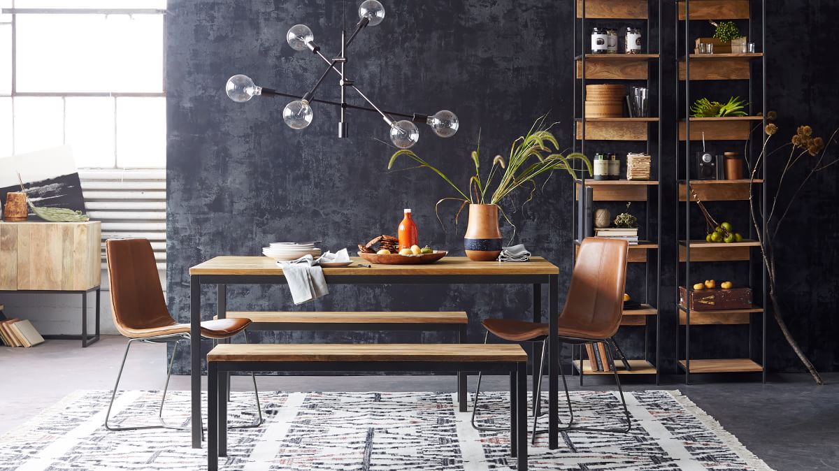 Slope Leather Dining Chair (Set of 2) West Elm