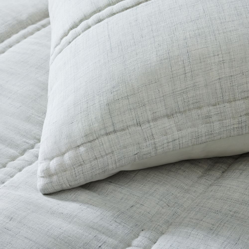 European Flax Linen Comforter & Shams West Elm