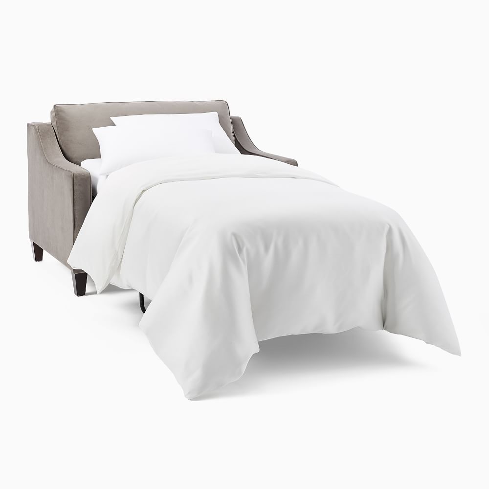 Paidge Chair and a Half Twin Sleeper West Elm