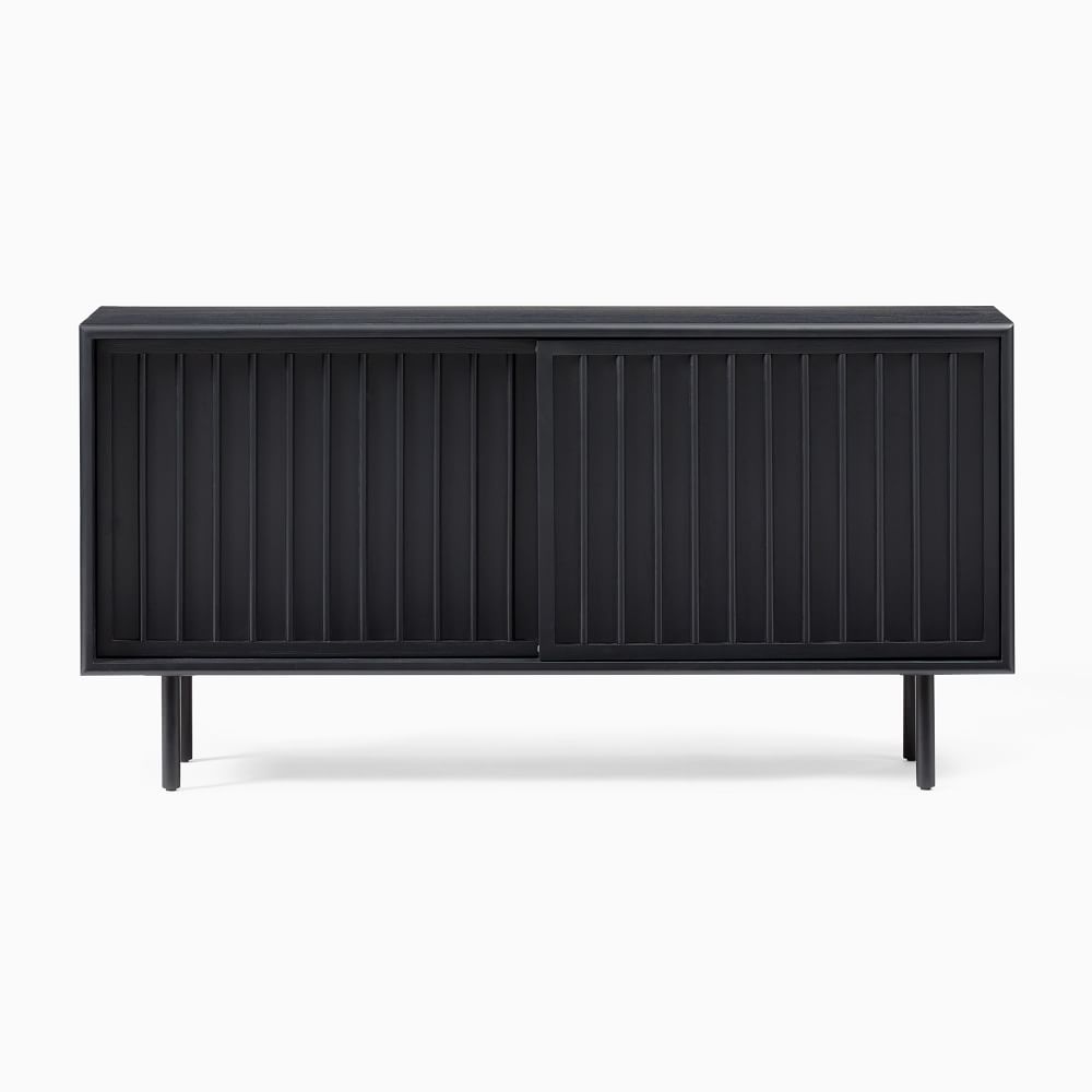 Slatted Media Console (48