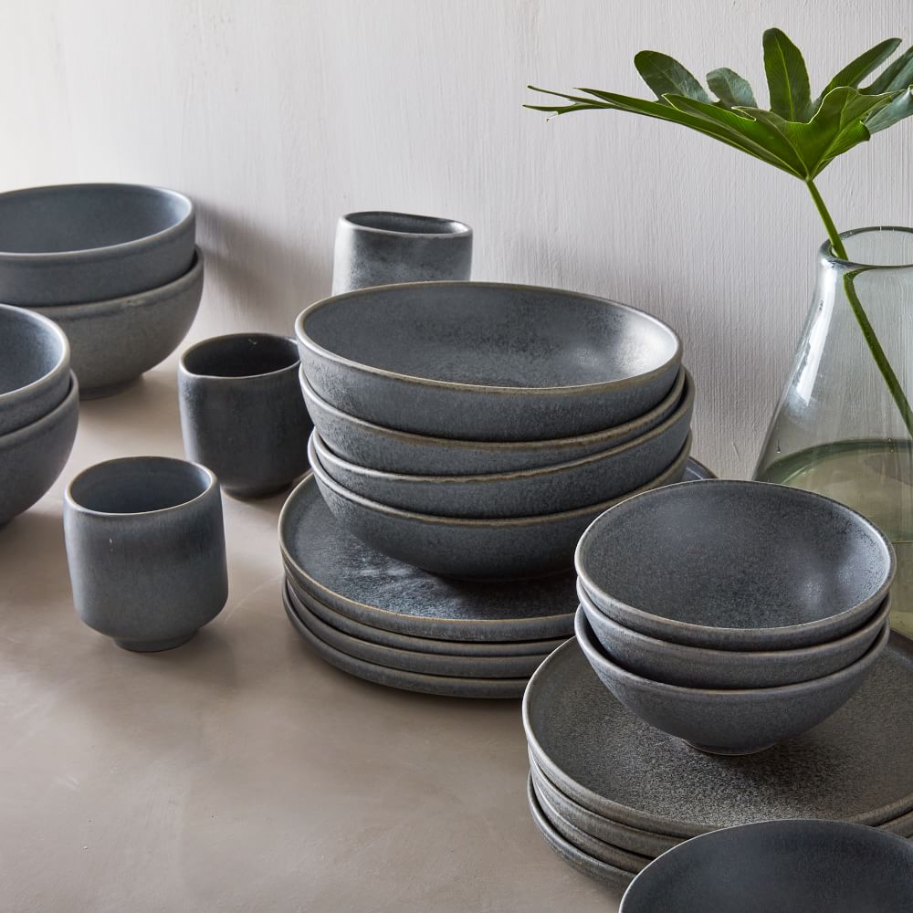 Kanto Stoneware Dinnerware (Set of 24) West Elm
