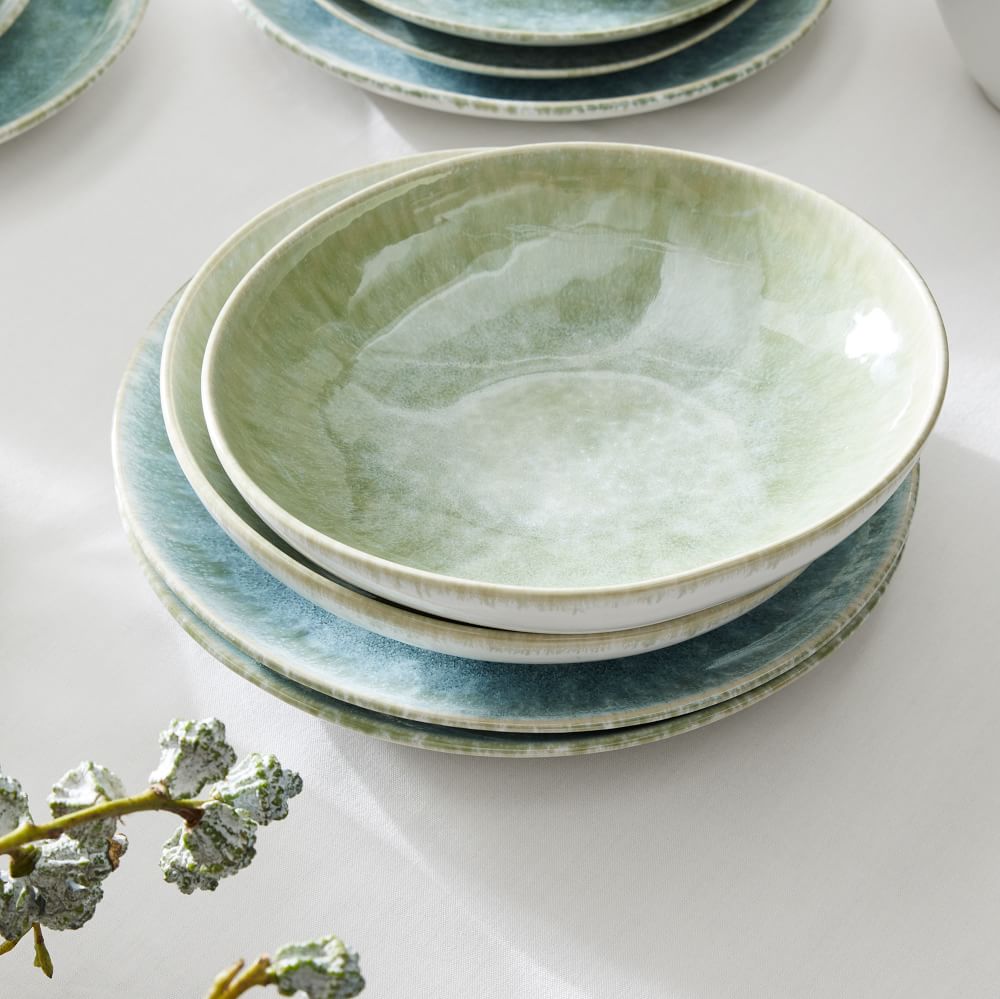 Reactive Glaze Stoneware Dinnerware (Set of 20) | West Elm