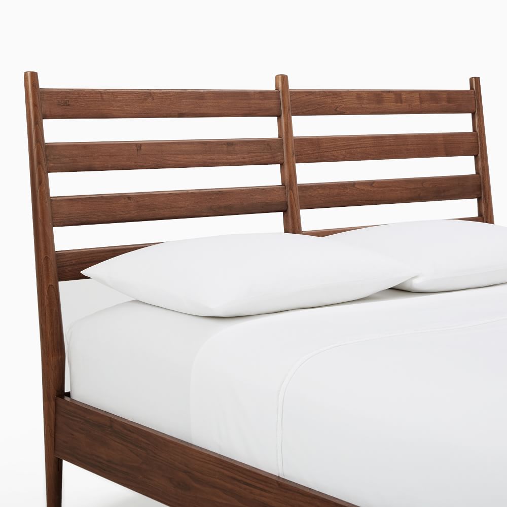 Arne Bed & Leather Cushions West Elm