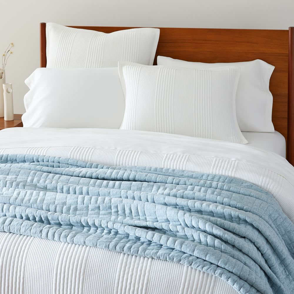 Cotton Cloud Jersey Bed Blanket West Elm
