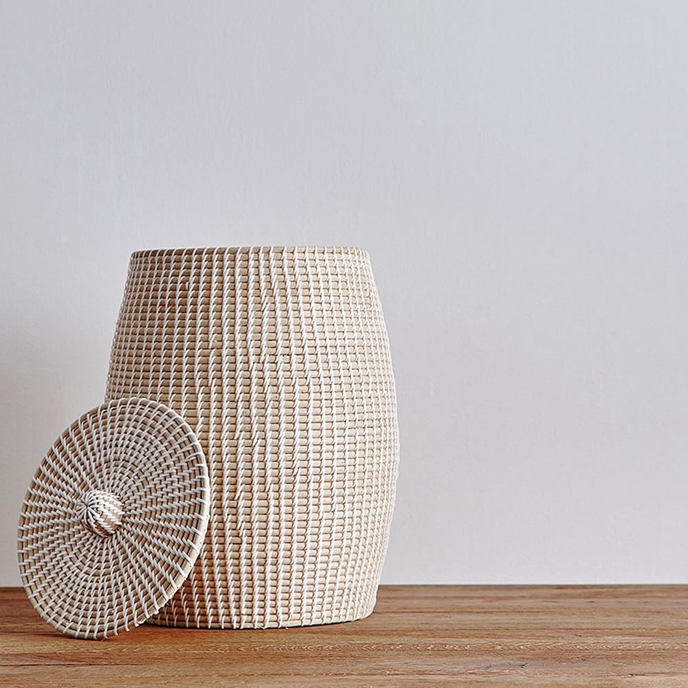 Woven Nursery Hamper West Elm