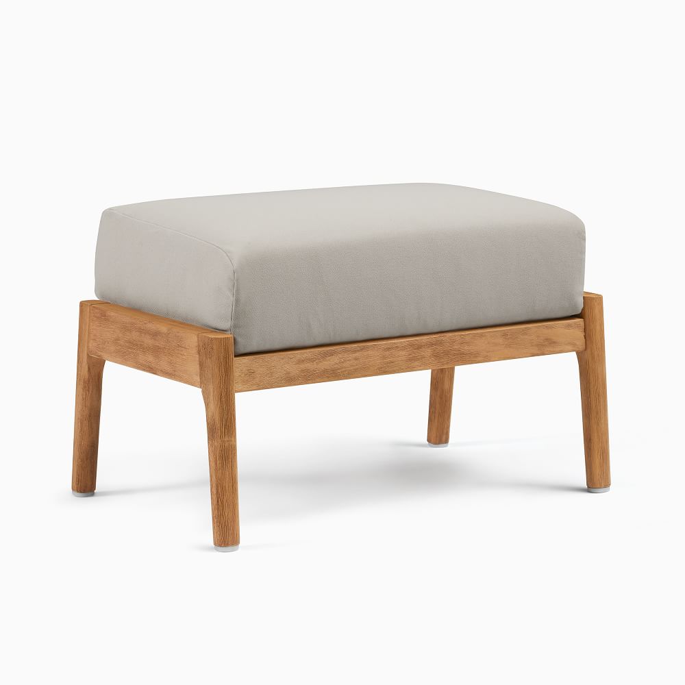 Mid-Century Outdoor Ottoman | West Elm