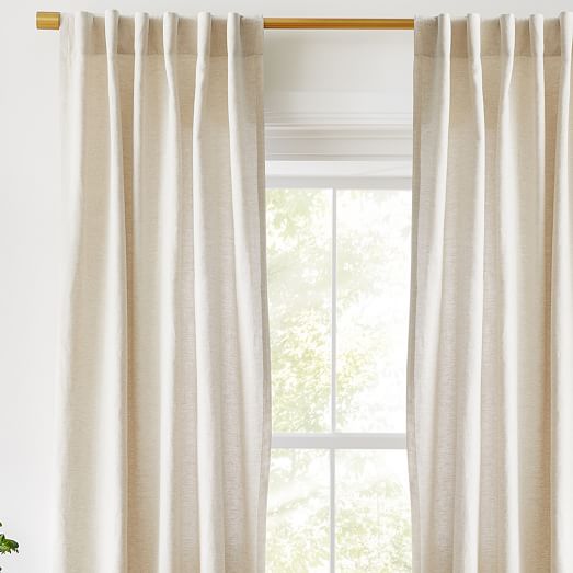 Custom made any size Soft/Silk/Natural/Linen Sheer Curtains Ready to Hang 