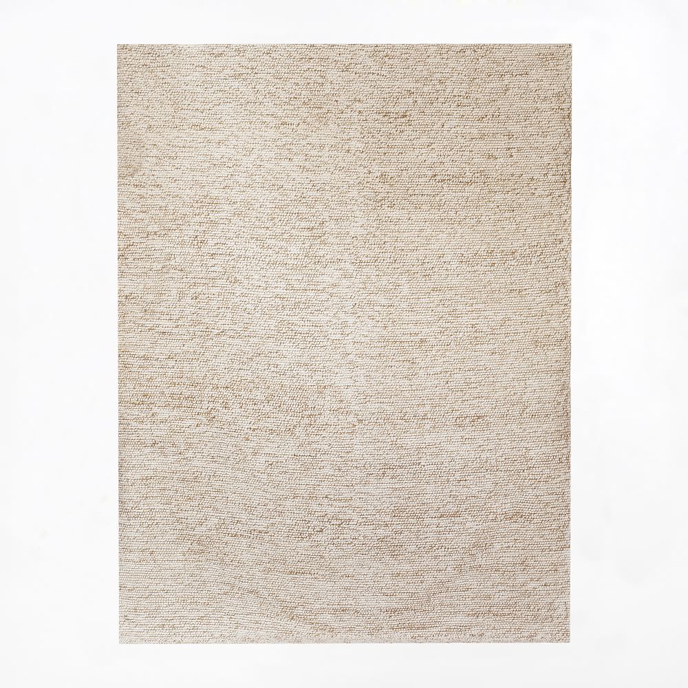 Mini Pebble Wool Jute Rug West Elm