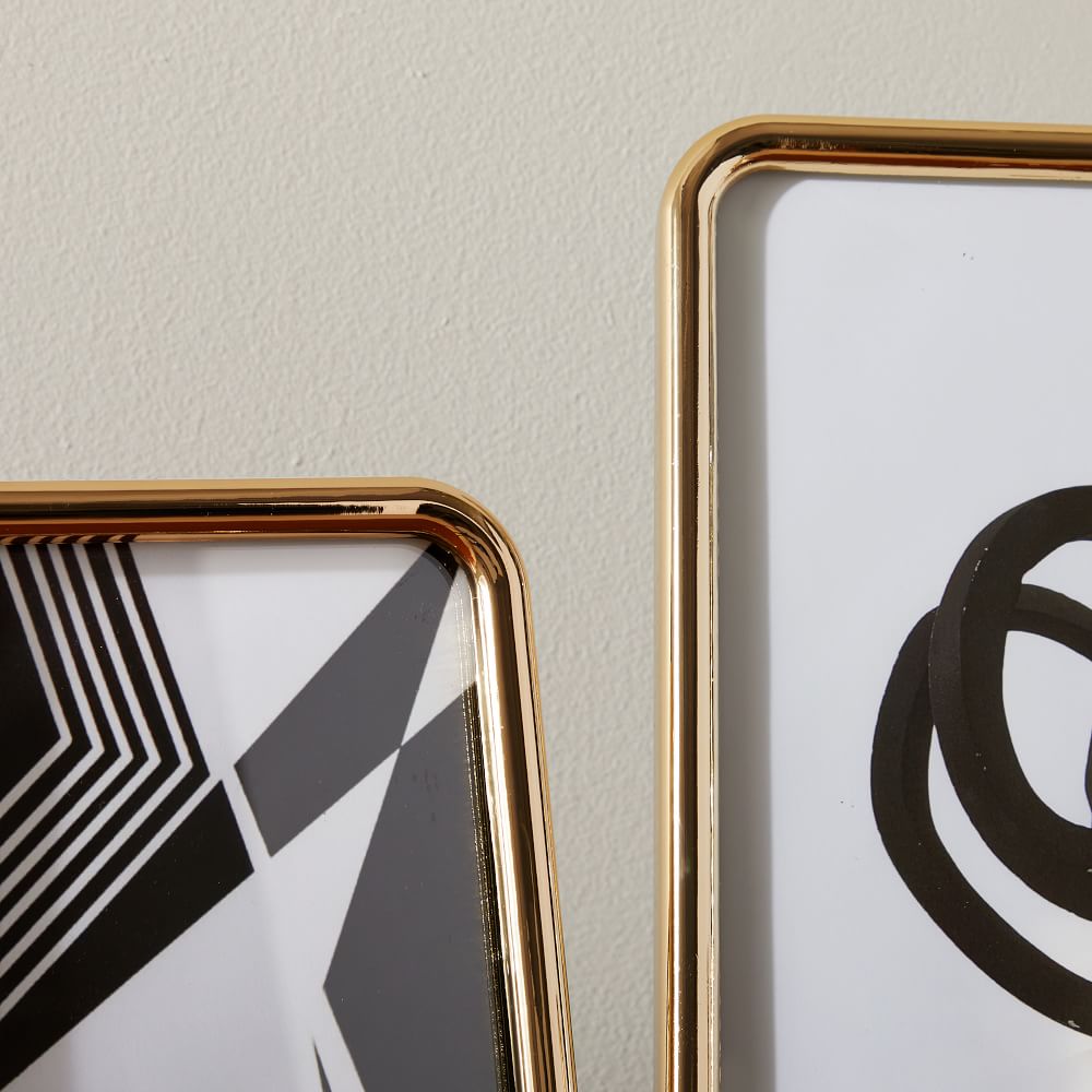 Amos Tabletop Frames Polished Brass West Elm