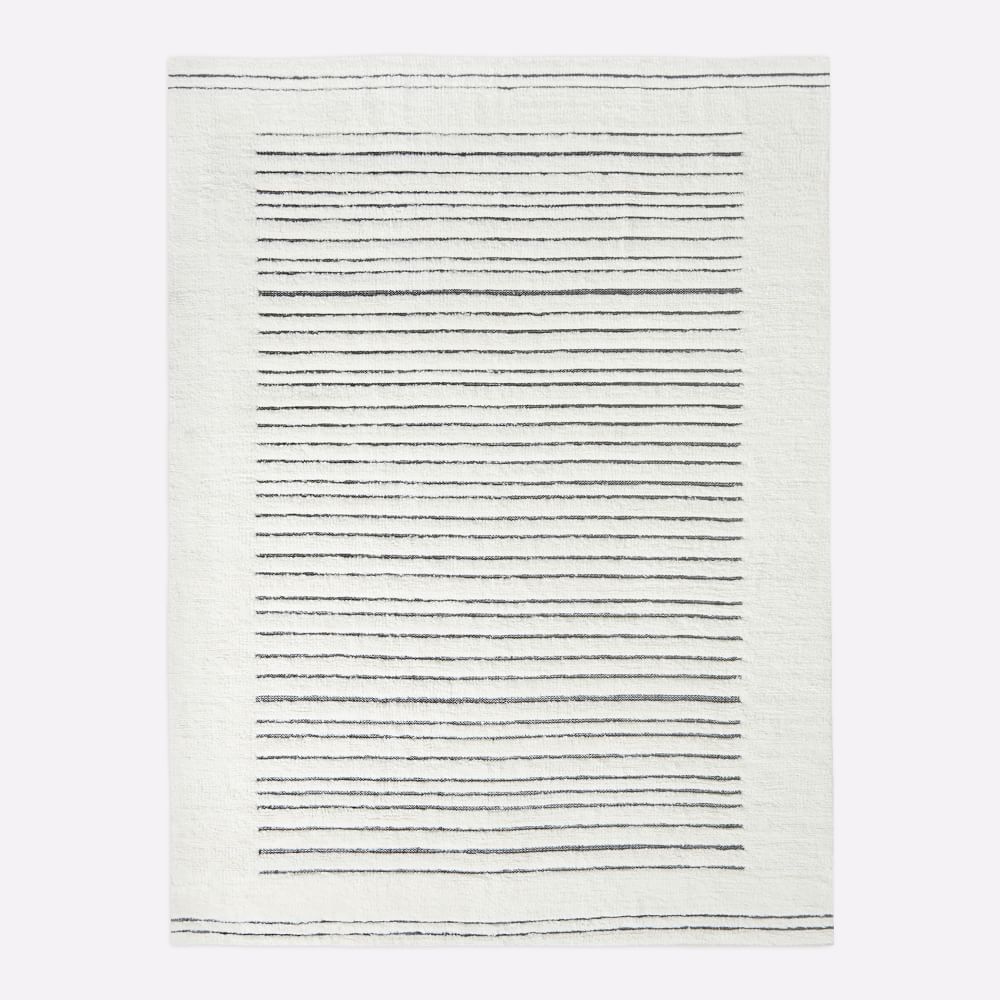 Banded Shag Rug West Elm