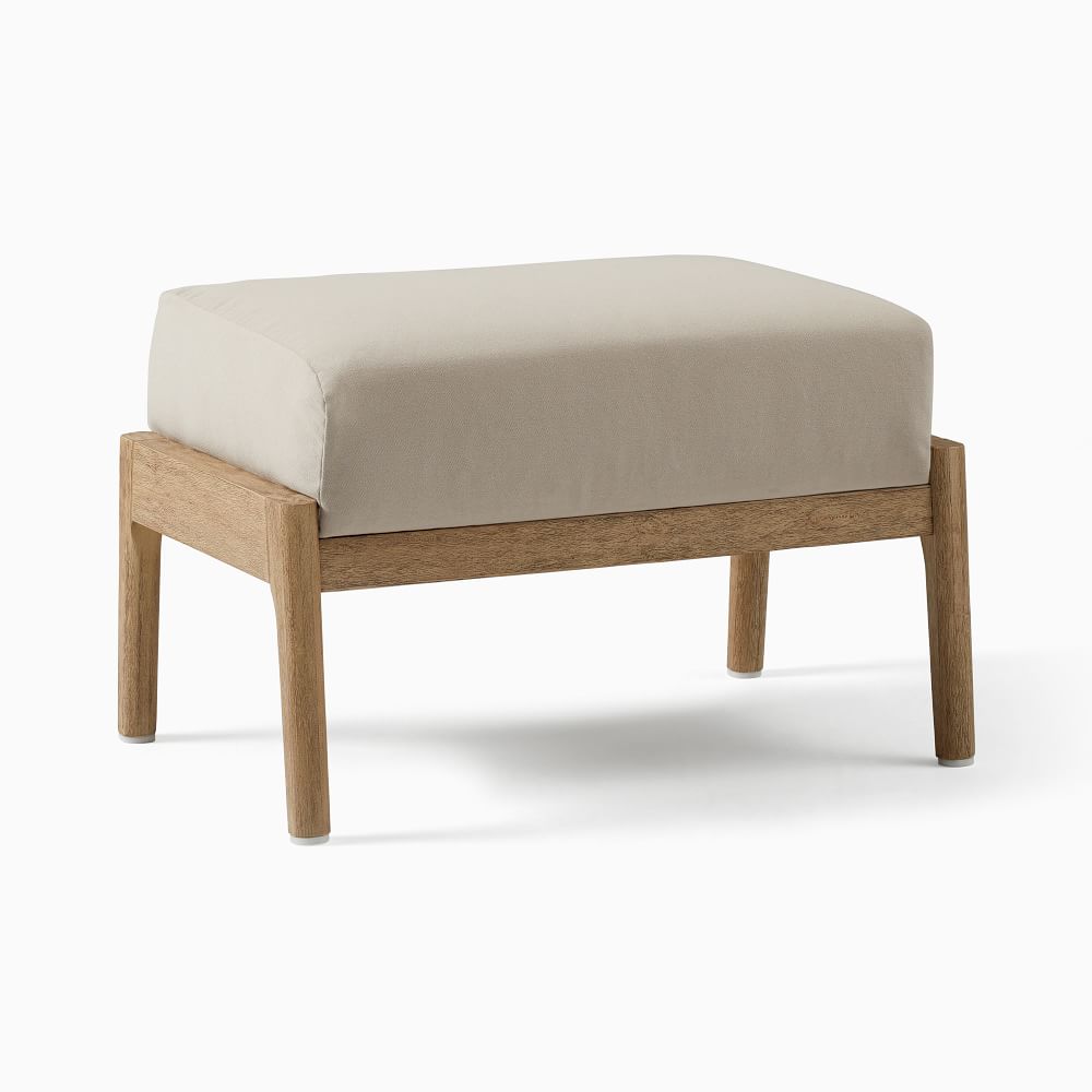 Mid-Century Outdoor Ottoman | West Elm