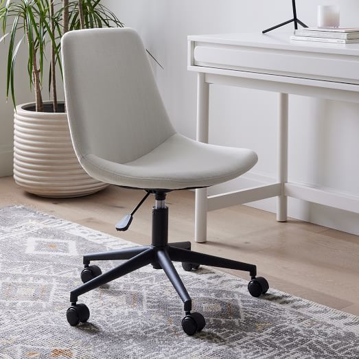 west elm swivel desk chair