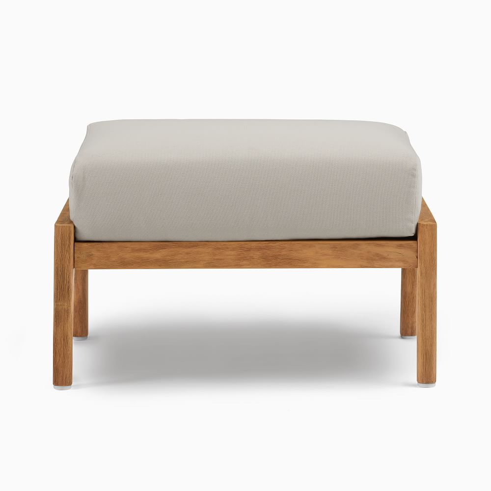 Mid-Century Outdoor Ottoman | West Elm