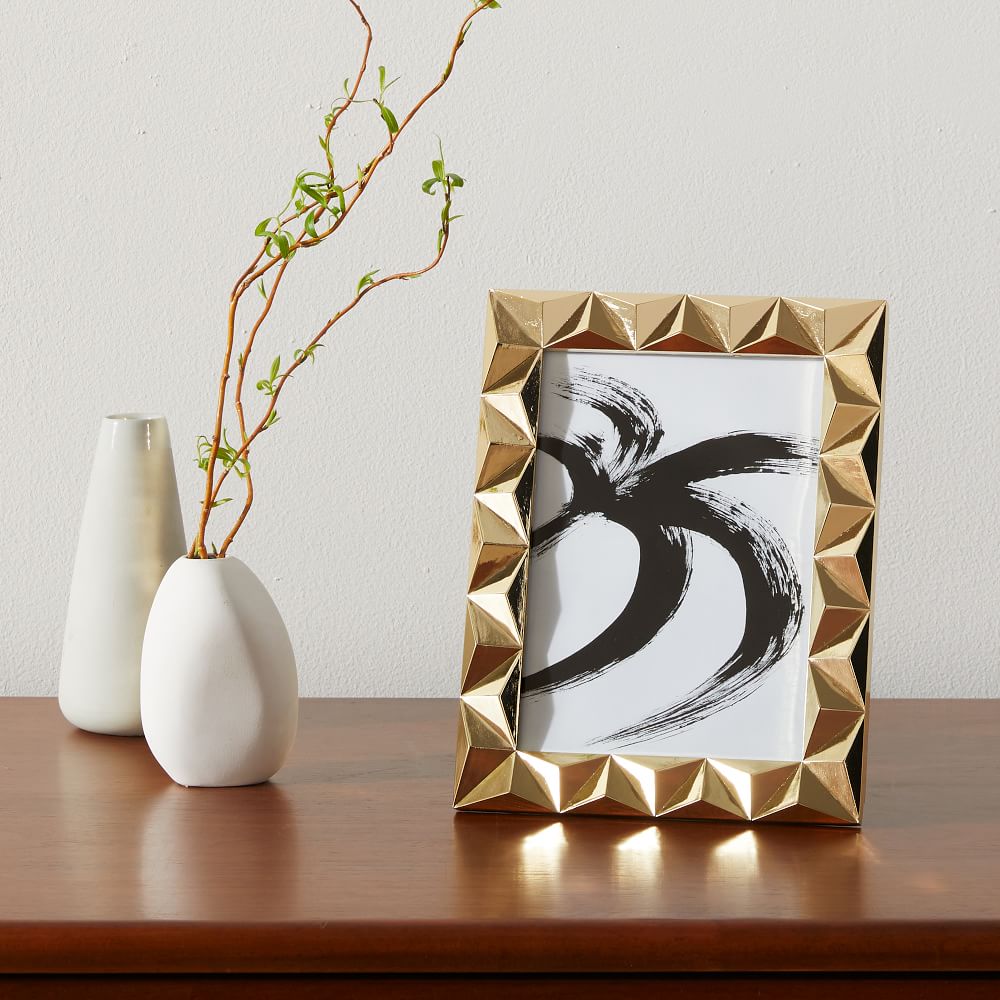 Pascal Tabletop Frames - Polished Brass | West Elm
