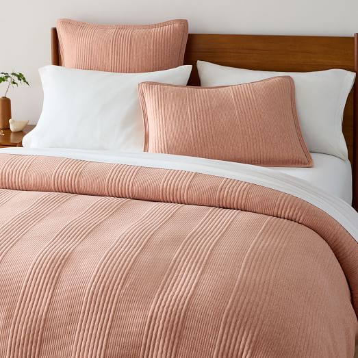 west elm orange duvet