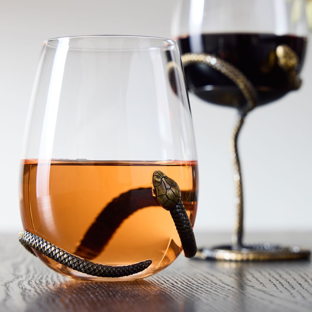 Metal Snake Wine Glass Sets West Elm
