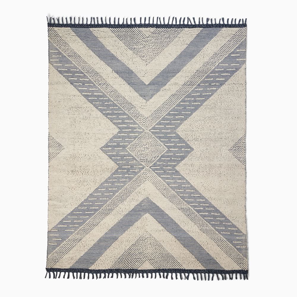 Textured Diamonds Outdoor Rug | West Elm