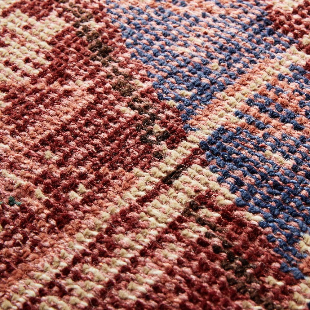 Hand-Knotted Triangle Motif Rug | West Elm