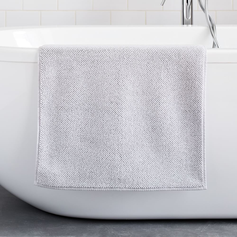 Organic Heathered Bath Mat | West Elm