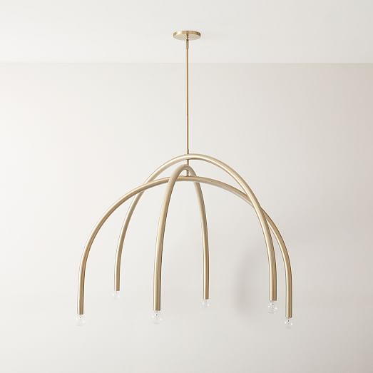 west elm arc chandelier