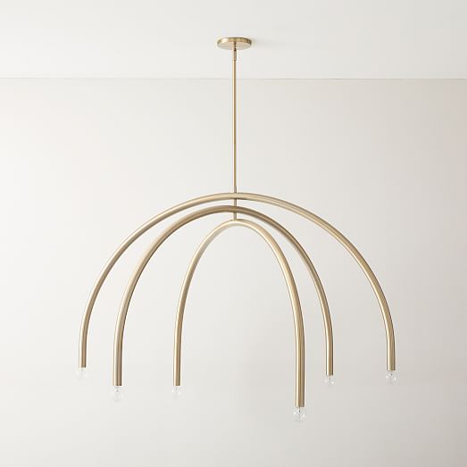 arc chandelier west elm