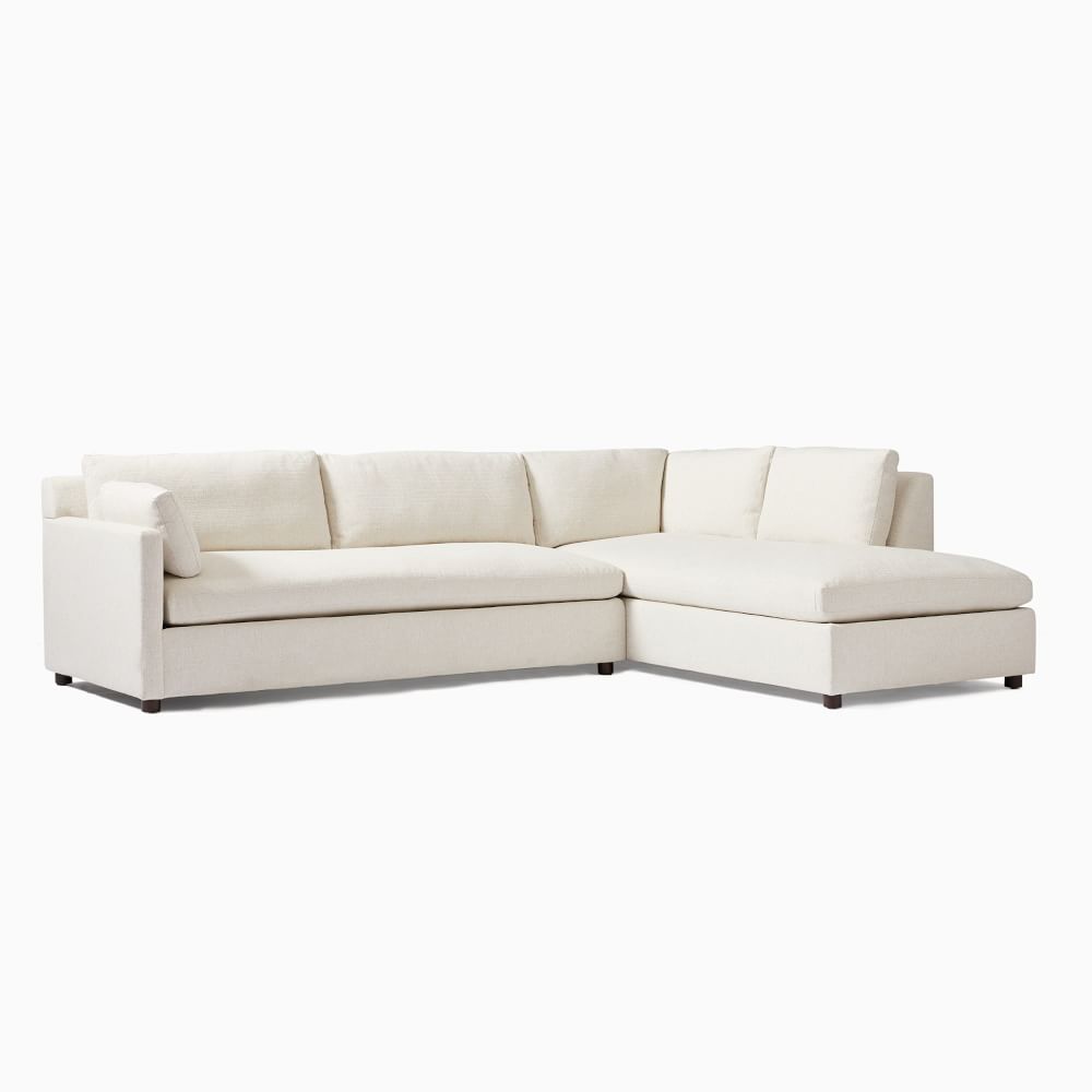 Marin Bumper Chaise Sectional (114") West Elm