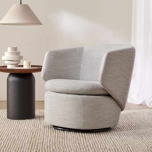 groovy swivel chair west elm