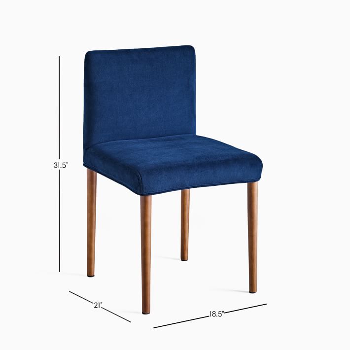 ellis velvet dining chair