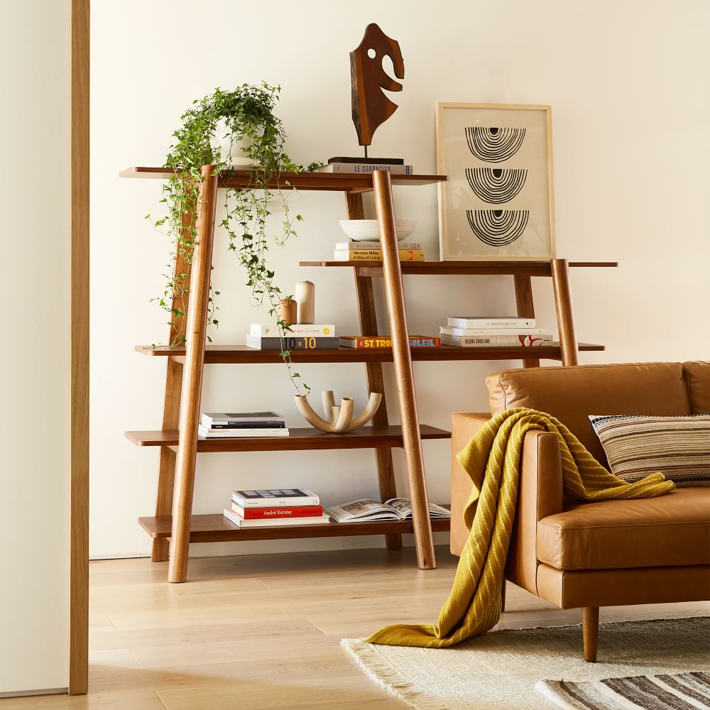 Calgary Tiered Bookshelf (73.4") West Elm