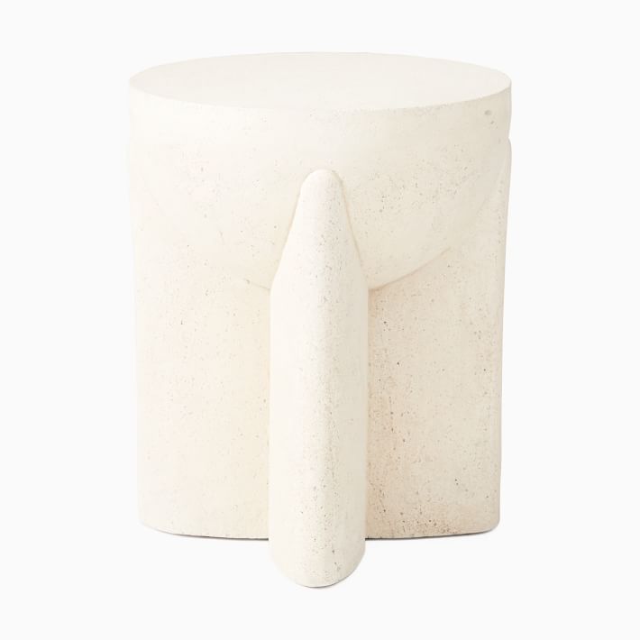 Monti Lava Stone Side Table (14.5")