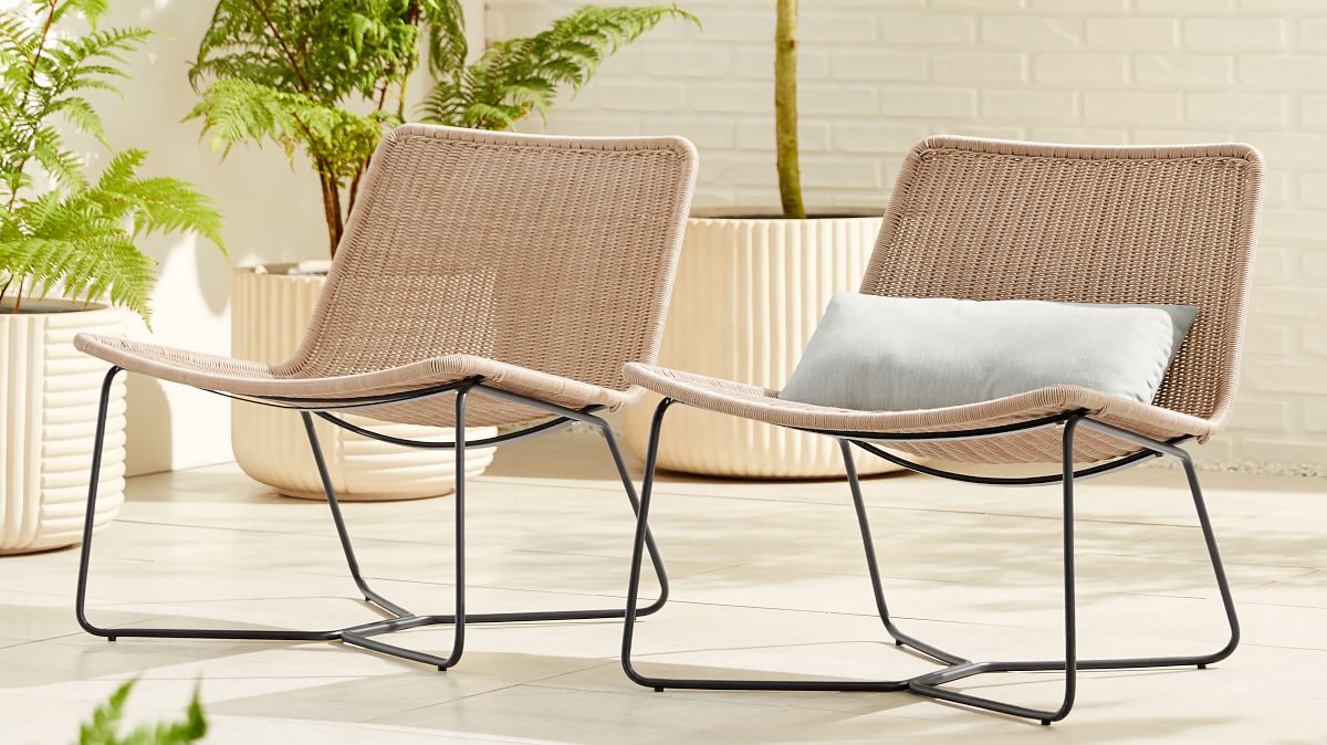 Indoor/Outdoor Slope Lounge Chair West Elm