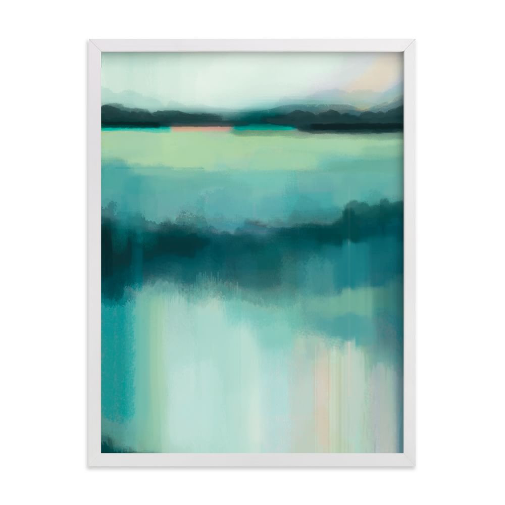 Blue Lagoon Framed Wall Art by Minted for West Elm West Elm