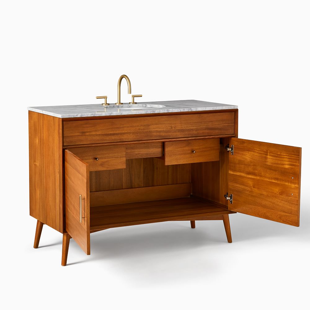 MidCentury Single Bathroom Vanity (49") Acorn West Elm