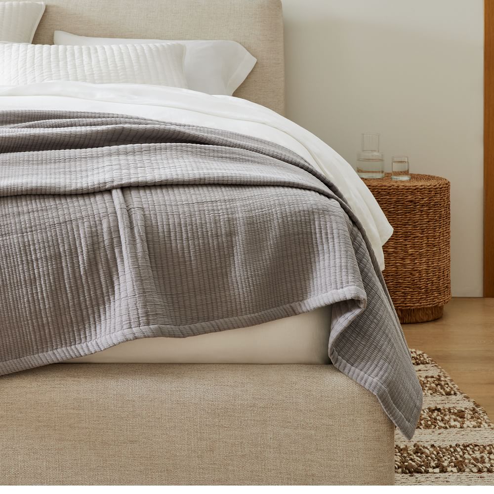 Ribbed Bed Blankets West Elm