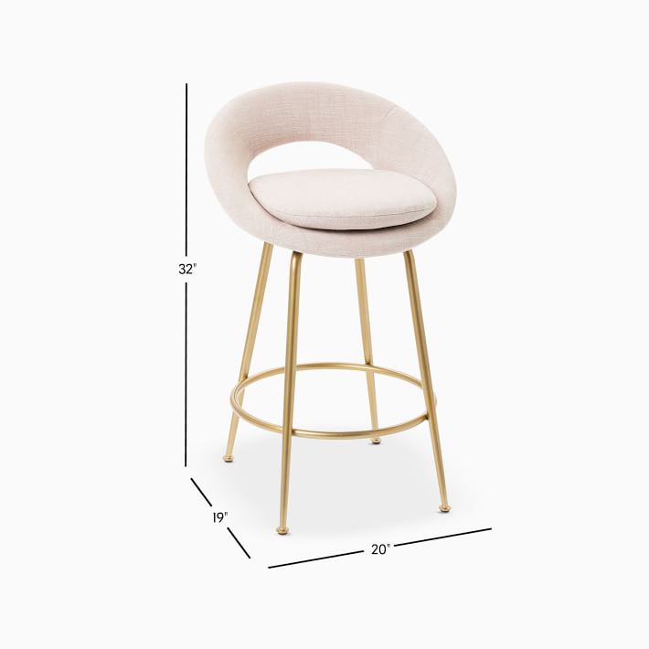 west elm orb counter stool