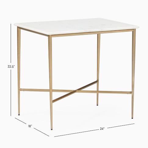 Neve Marble Side Table | West Elm