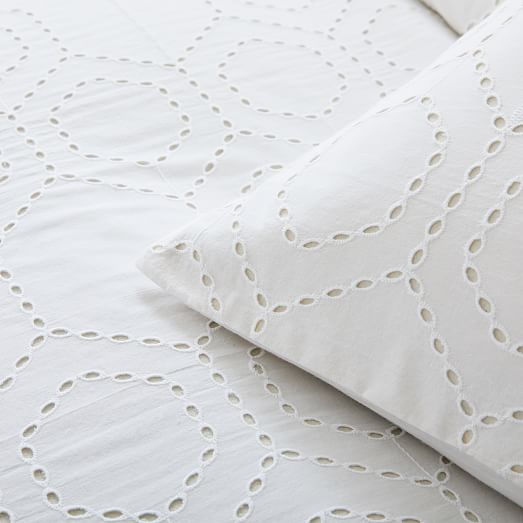 eyelet duvet cover