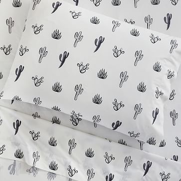 Cactus print bed sheets