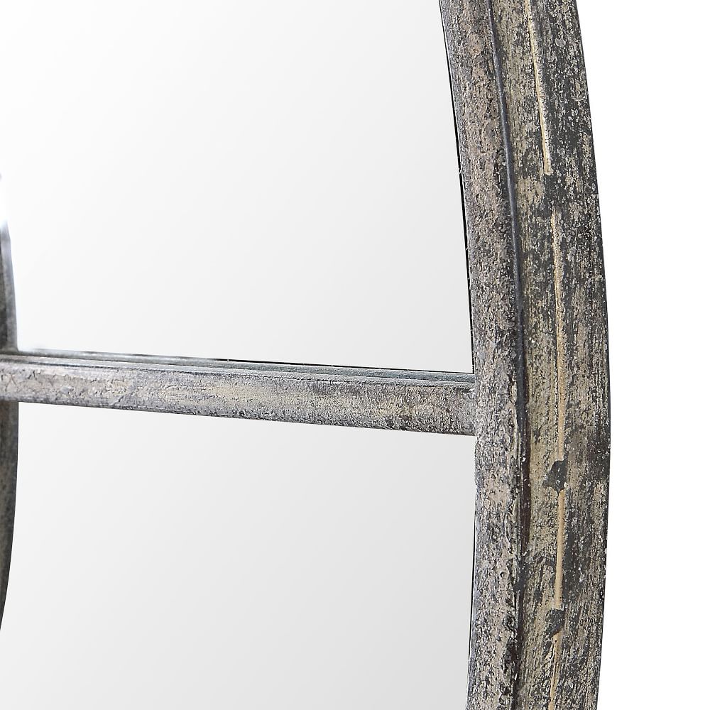 Rustic Round Mirror 34" West Elm