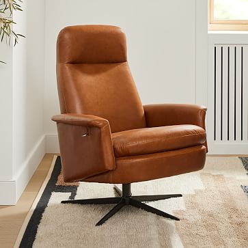 west elm crescent recliner