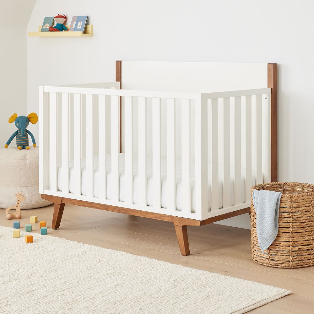 Modern 4-in-1 Convertible Crib | West Elm