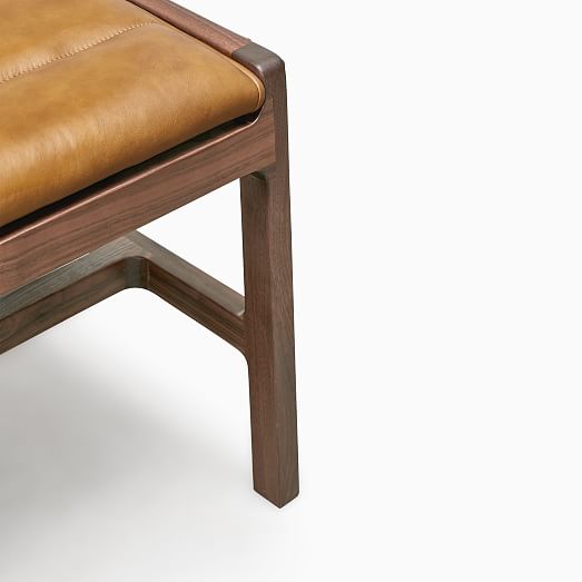 carlisle leather dining bench