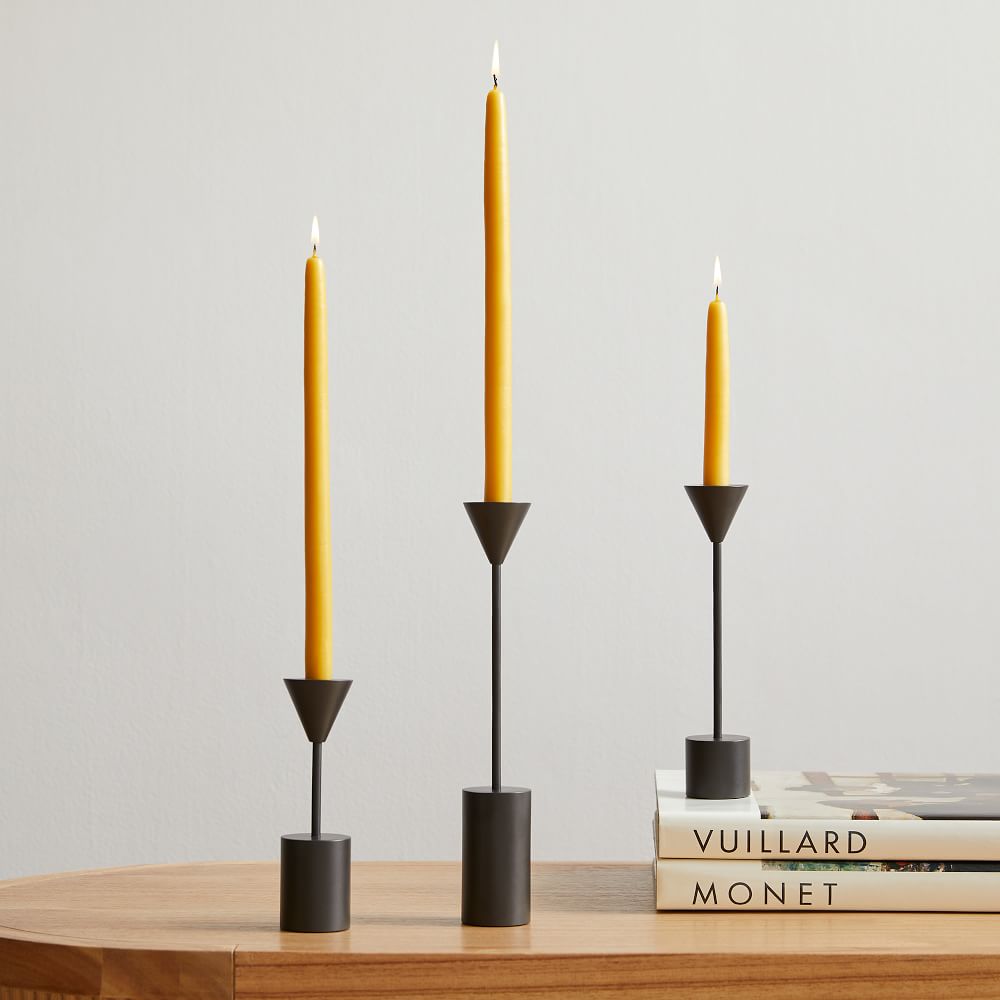 Hammond Antique Bronze Taper Holders West Elm