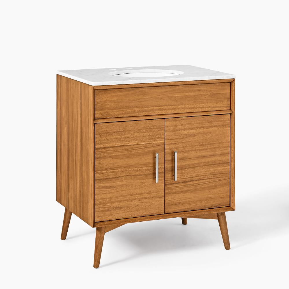 Mid-Century Single Bathroom Vanity (31.5") - Acorn | West Elm