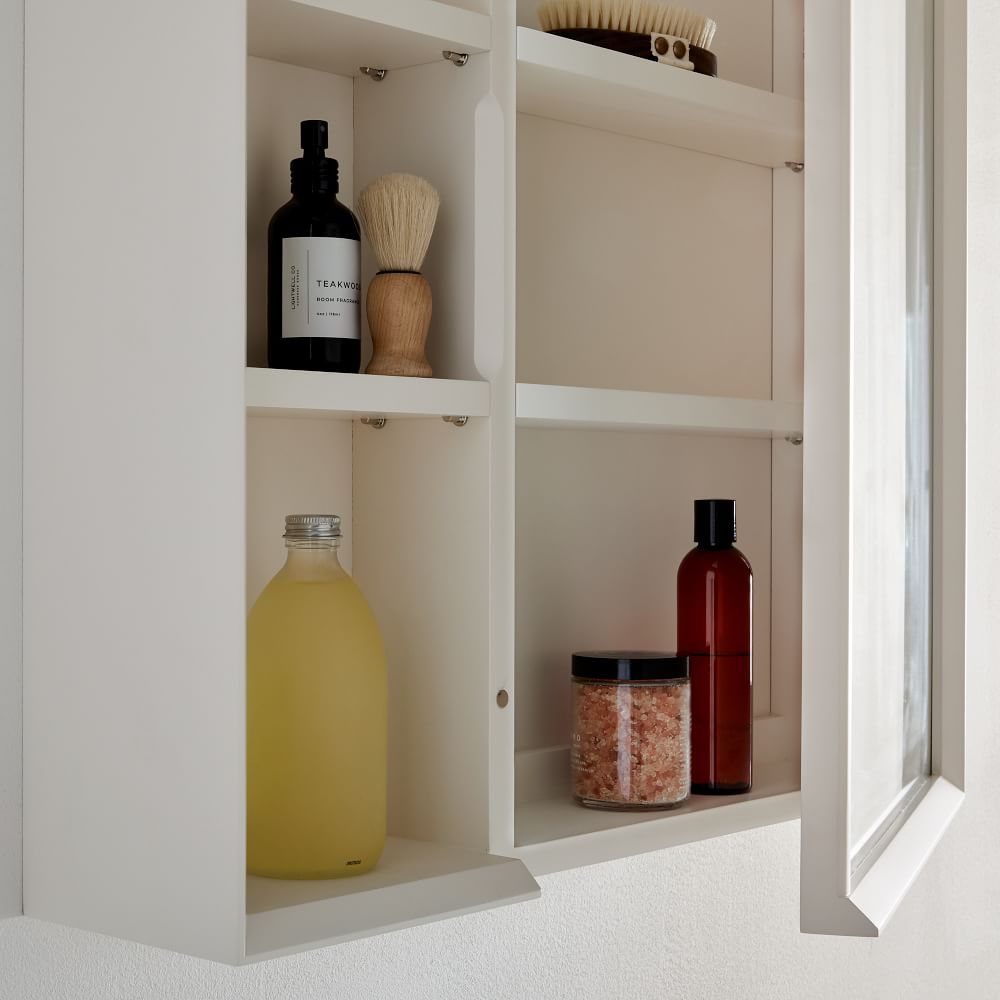 Mid-Century Medicine Cabinet w/ Shelves | West Elm