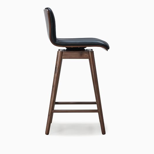 counter stool swivel leather