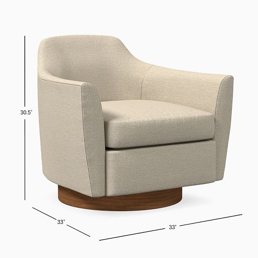 west elm haven swivel chair