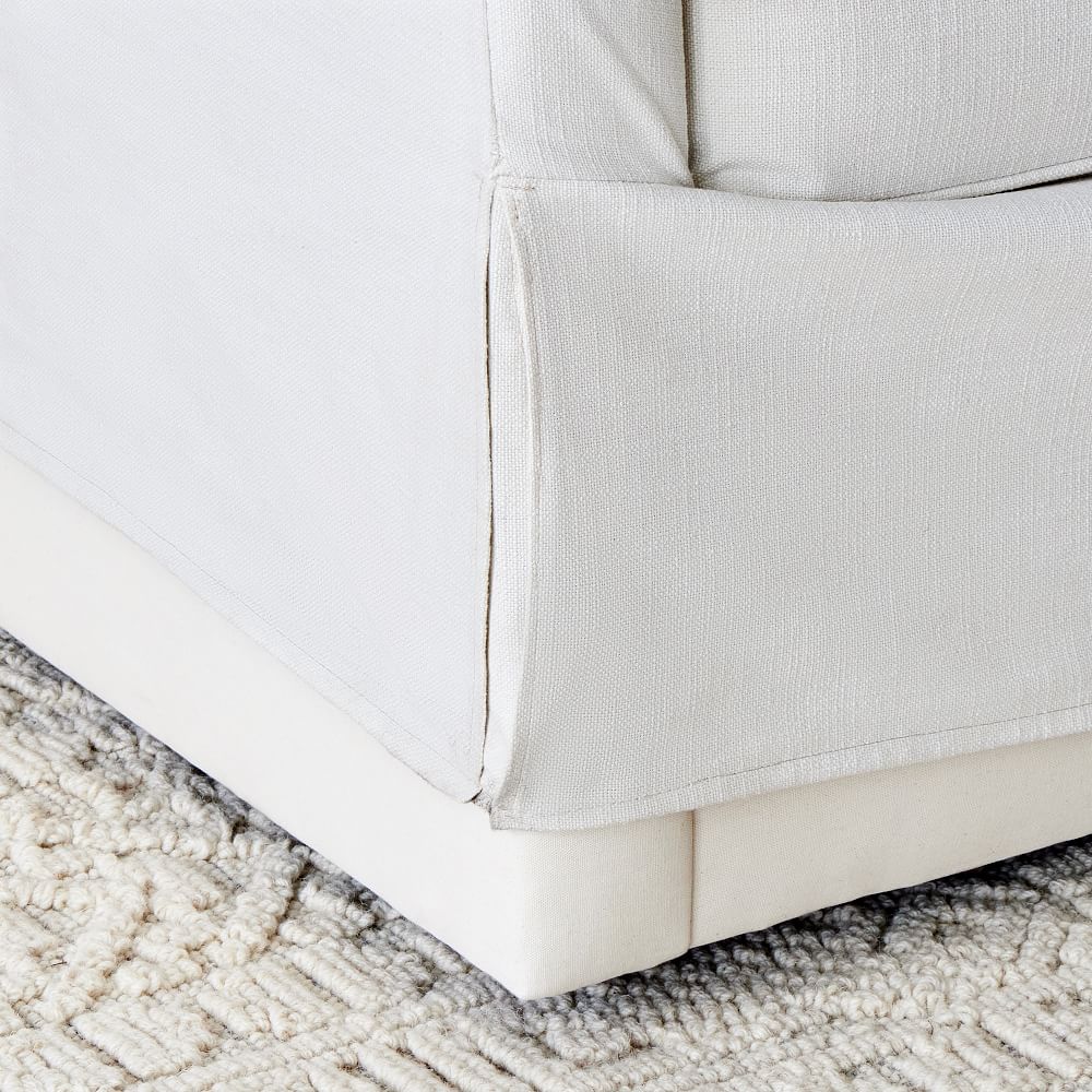 Harris Skirted Slipcover Sofa (66"108") West Elm