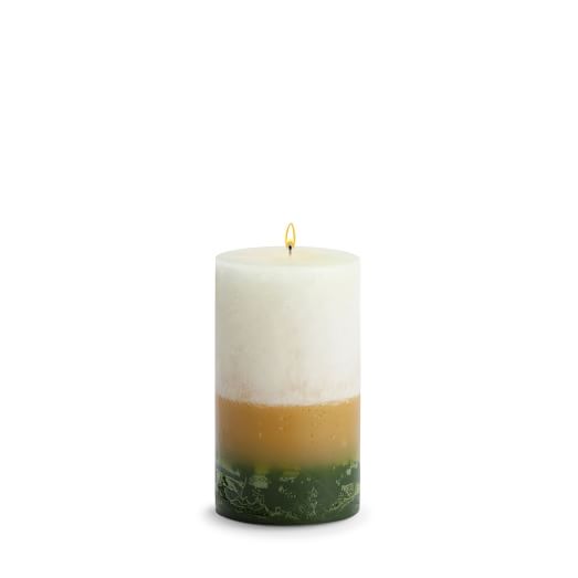 Pillar Candle - Lotus | West Elm